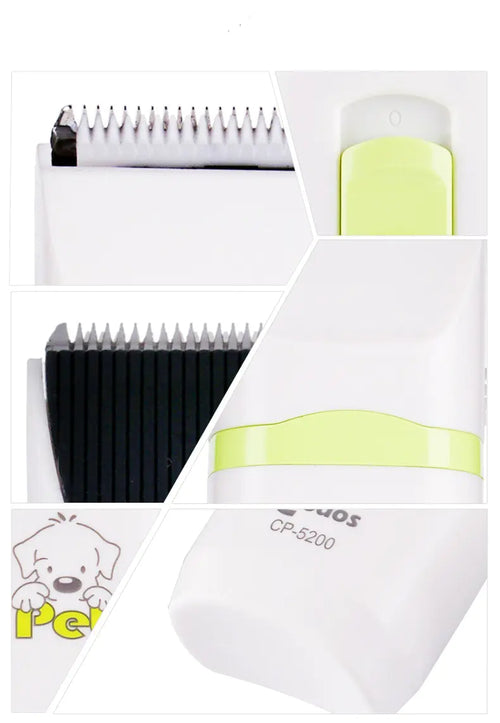 Electric Dog Nail Grinder & Clipper Set - 2-in-1 Home Grooming