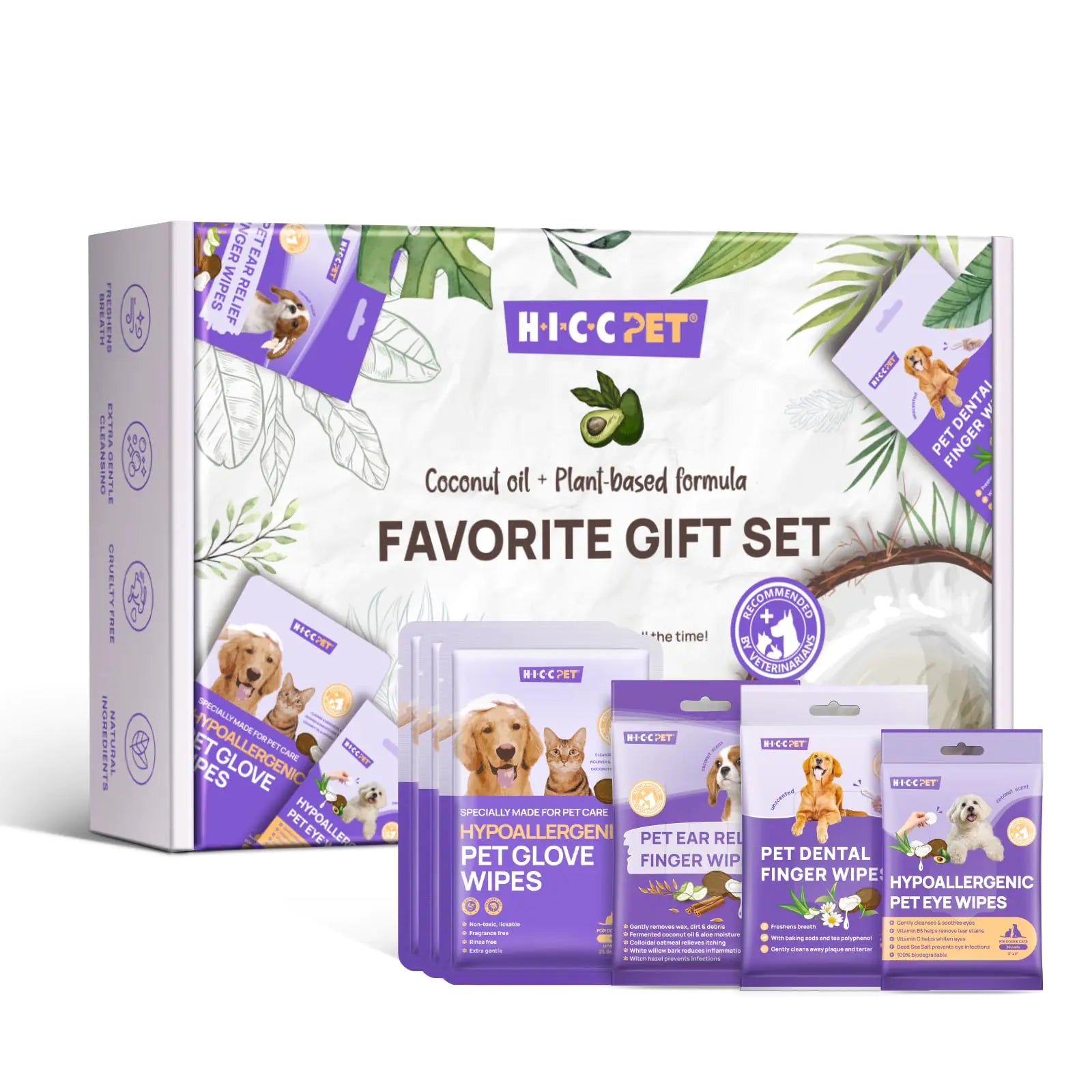 Complete Pet Wipes Kit for Dogs & Cats - All-in-One Grooming